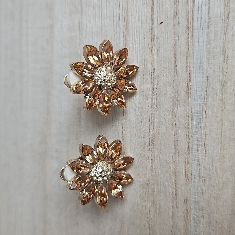 Vintage Carolee Rhinestone Earrings